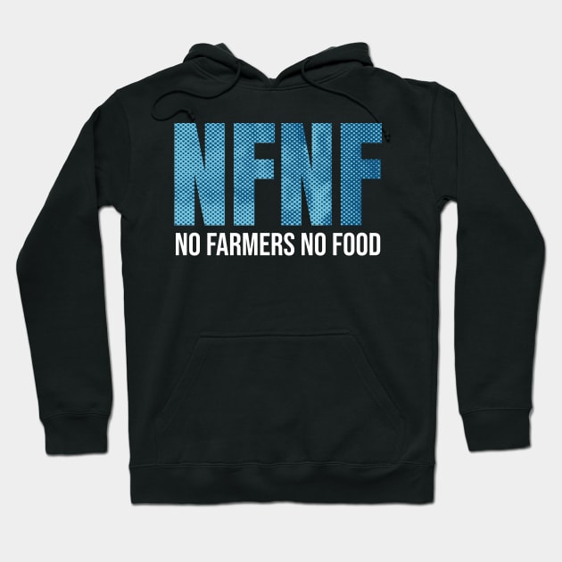 No Farmers No Food Design Hoodie by PlusAdore